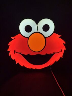 Elmo Wall Light - Red & Orange Sesame Street Face